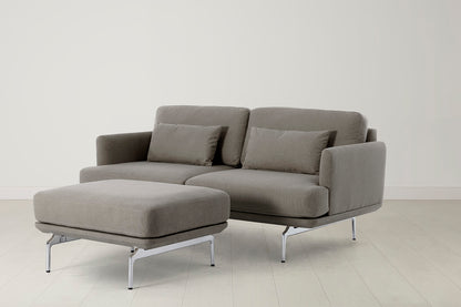 Model 14 2 Seater Sofa with Ottoman, Shadow