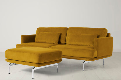 Model 14 3 Seater Sofa with Ottoman, Mustard