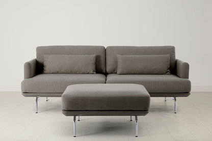 3-Seater Sofa in grey linen