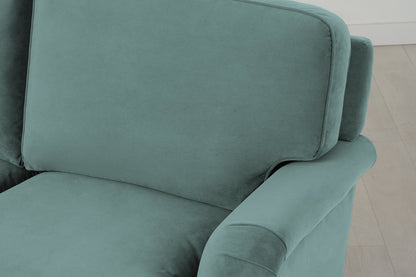 Model 15 2 Seater Sofa with Ottoman, Airforce