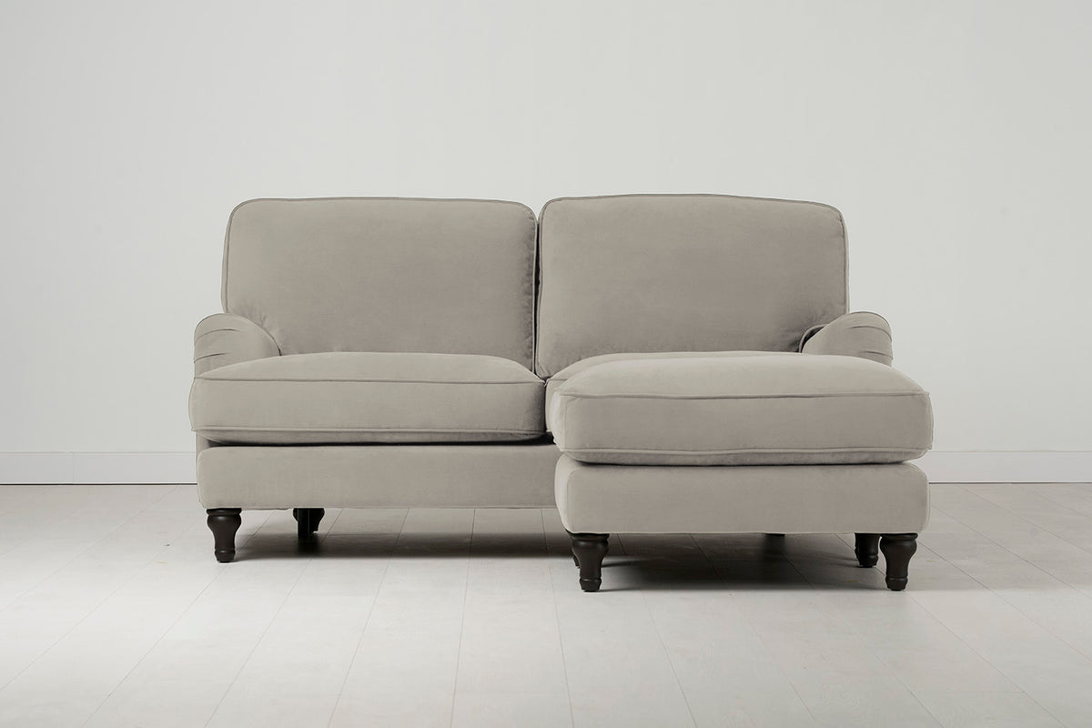 Model 15 2 Seater Sofa with Ottoman, Bone