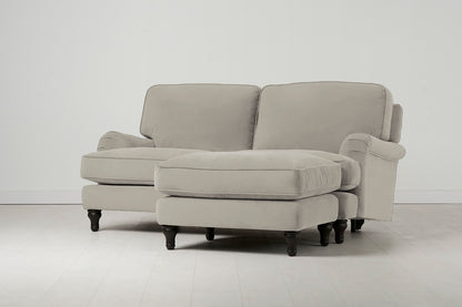 Model 15 2 Seater Sofa with Ottoman, Bone