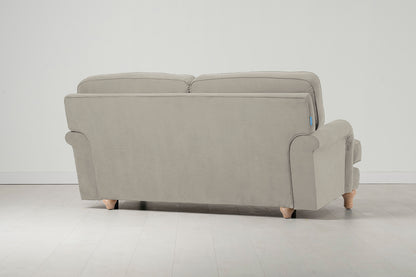 Model 15 2 Seater Sofa, Oak / Bone
