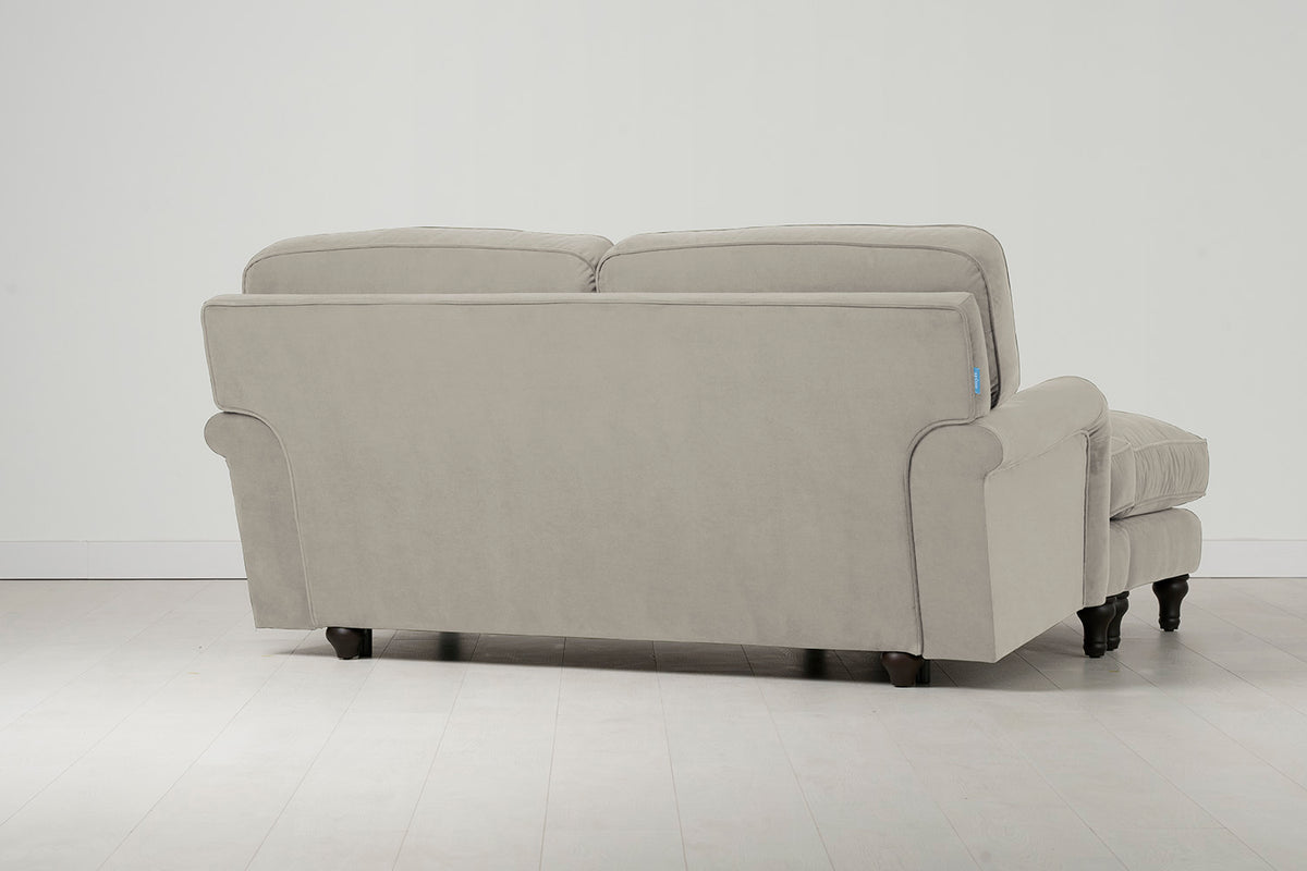 Model 15 2 Seater Sofa with Ottoman, Bone