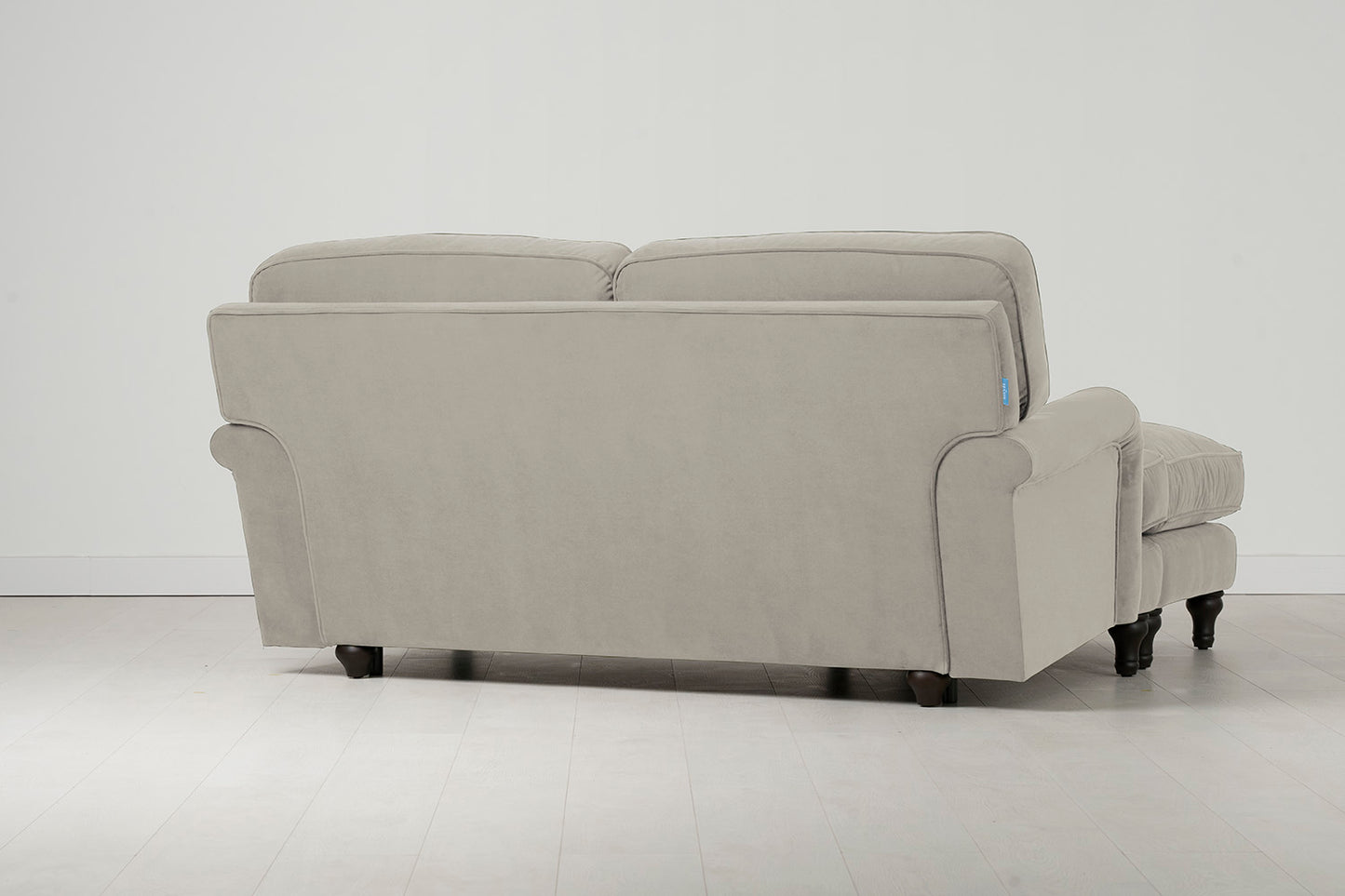Model 15 2 Seater Sofa with Ottoman, Bone