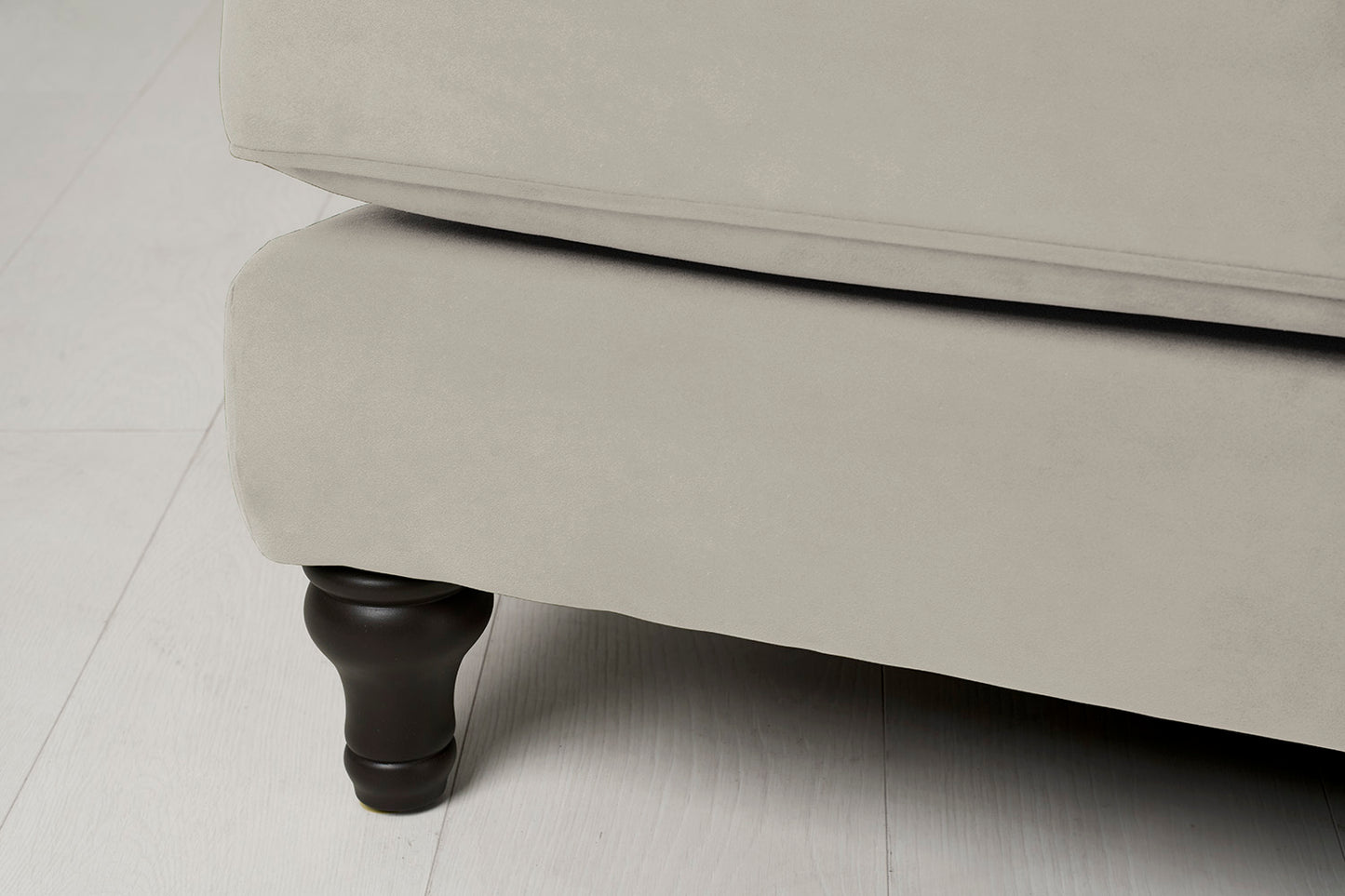 Model 15 2 Seater Sofa with Ottoman, Bone