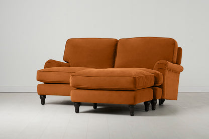 Model 15 2 Seater Sofa with Ottoman, Bronze