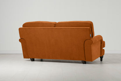 Model 15 2 Seater Sofa with Ottoman, Bronze