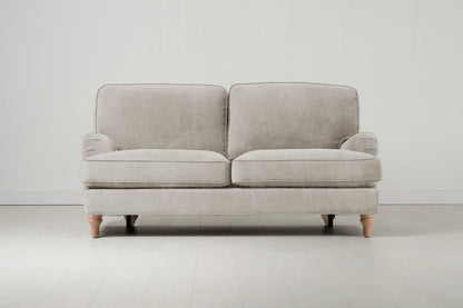 Model 15 2 Seater Sofa, Oak / Chalk