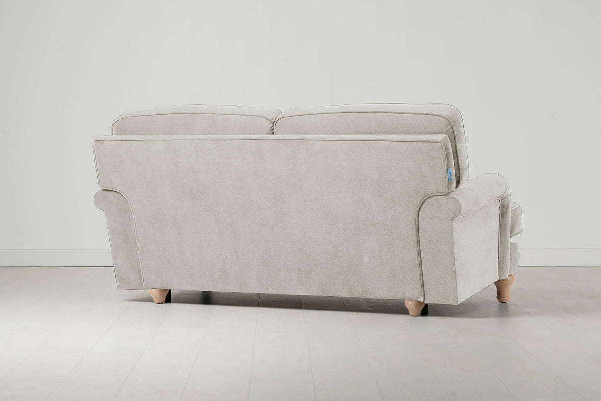 Model 15 2 Seater Sofa, Oak / Chalk