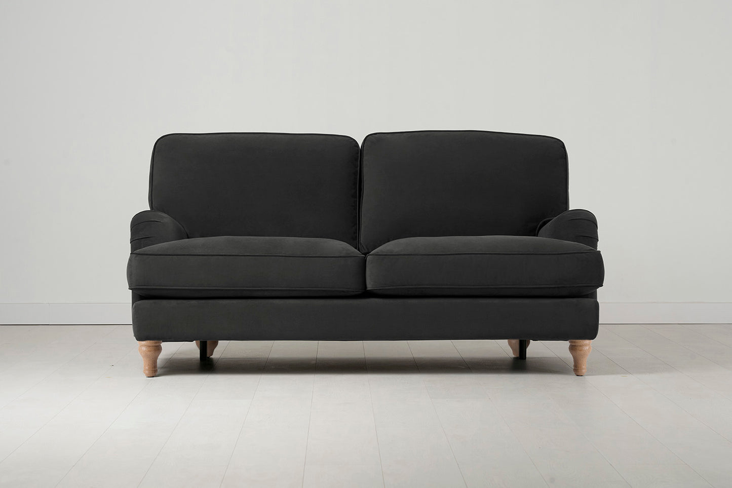 Model 15 2 Seater Sofa, Oak / Charcoal
