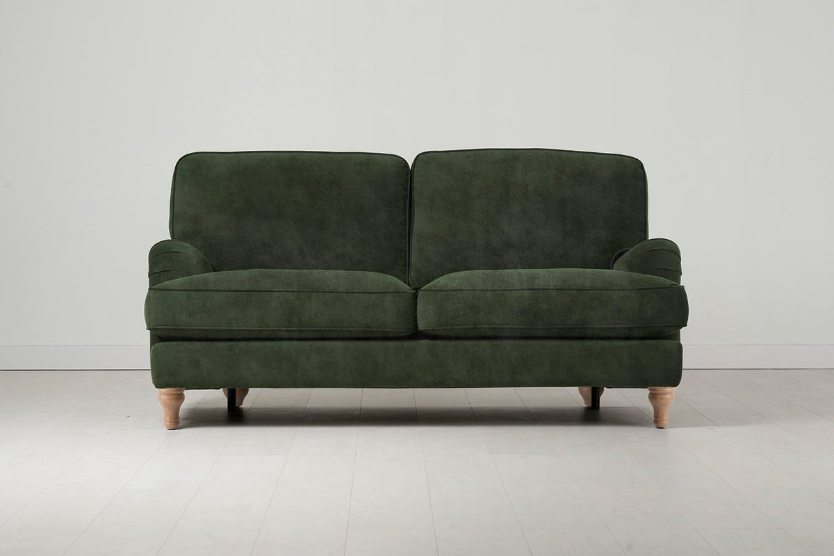Model 15 2 Seater Sofa, Oak / Conifer