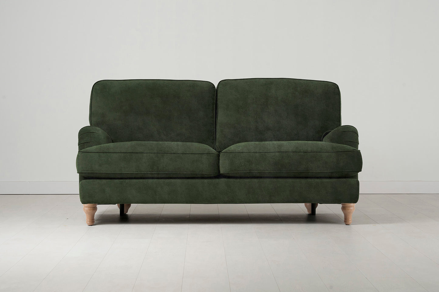 Model 15 2 Seater Sofa, Oak / Conifer