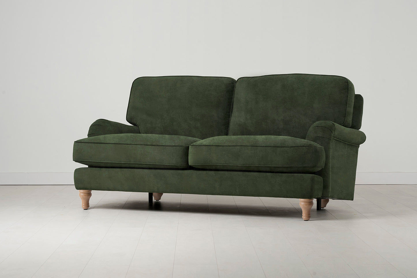 Model 15 2 Seater Sofa, Oak / Conifer