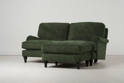 Model 15 2 Seater Sofa with Ottoman, Conifer