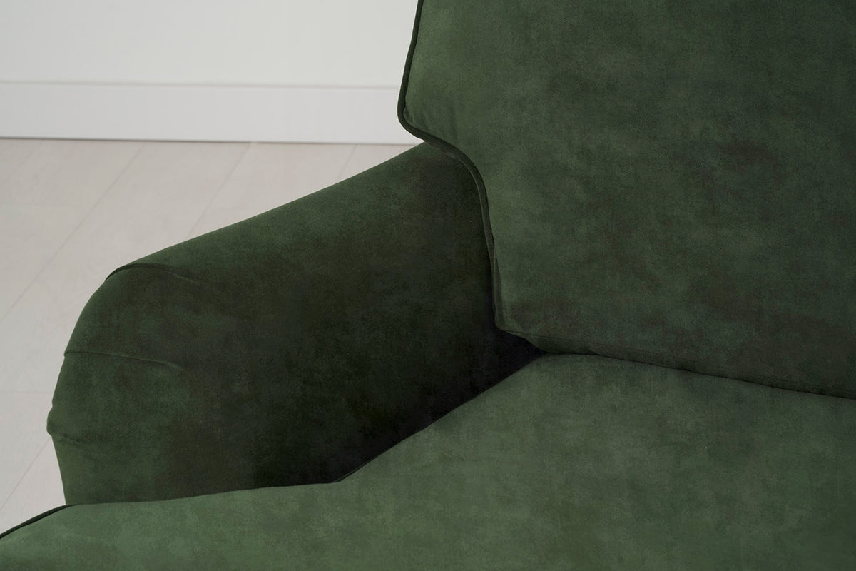 Model 15 2 Seater Sofa with Ottoman, Conifer