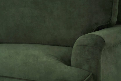 Model 15 2 Seater Sofa with Ottoman, Conifer
