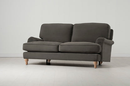 Model 15 2 Seater Sofa, Oak / Elephant