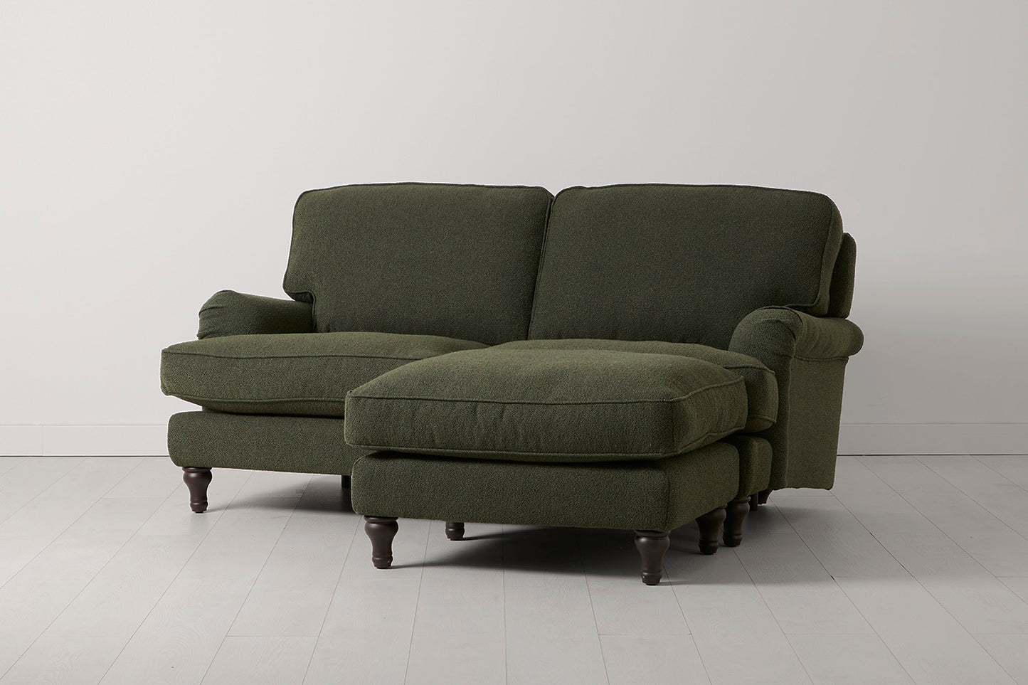 Model 15 2 Seater Sofa with Ottoman, Fern