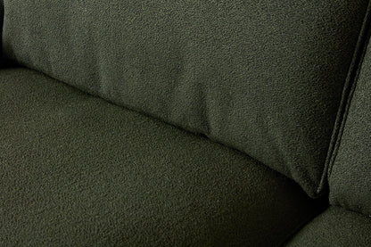 Model 15 3 Seater Sofa with Ottoman, Fern