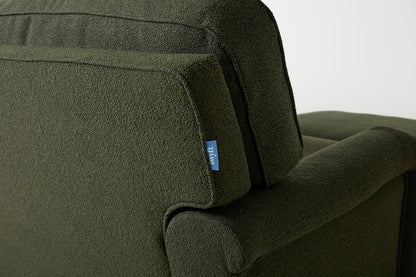 Model 15 2 Seater Sofa with Ottoman, Fern