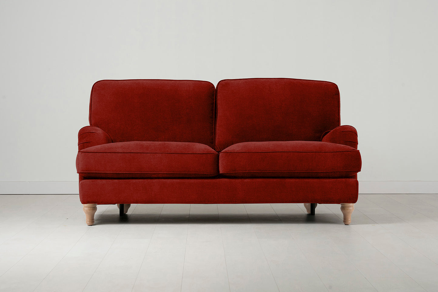 Model 15 2 Seater Sofa, Oak / Harissa