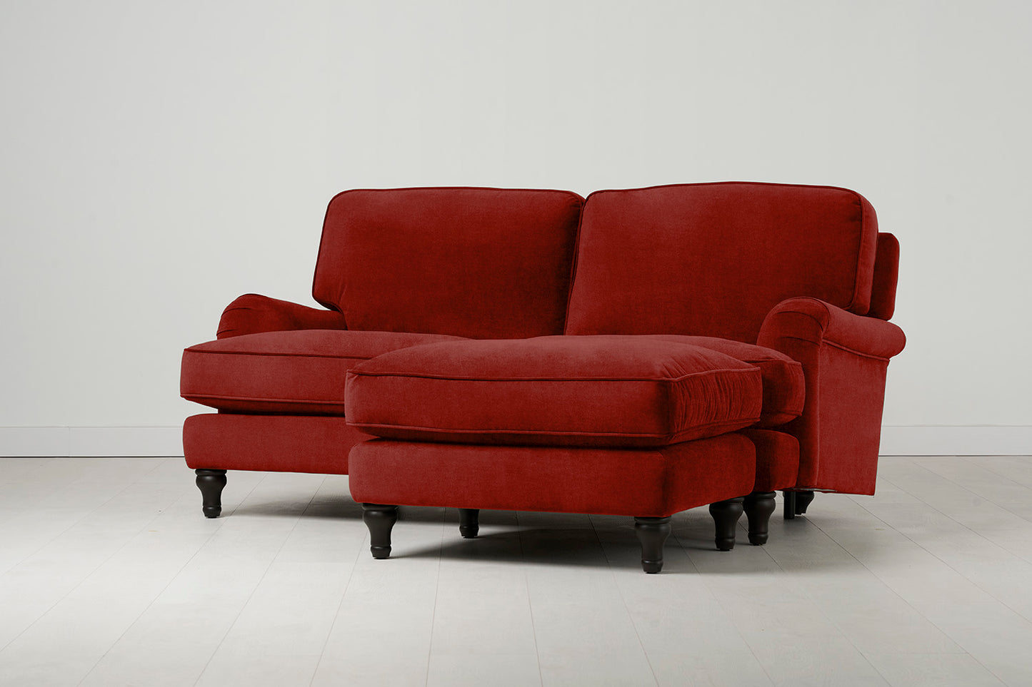 Model 15 2 Seater Sofa with Ottoman, Harissa