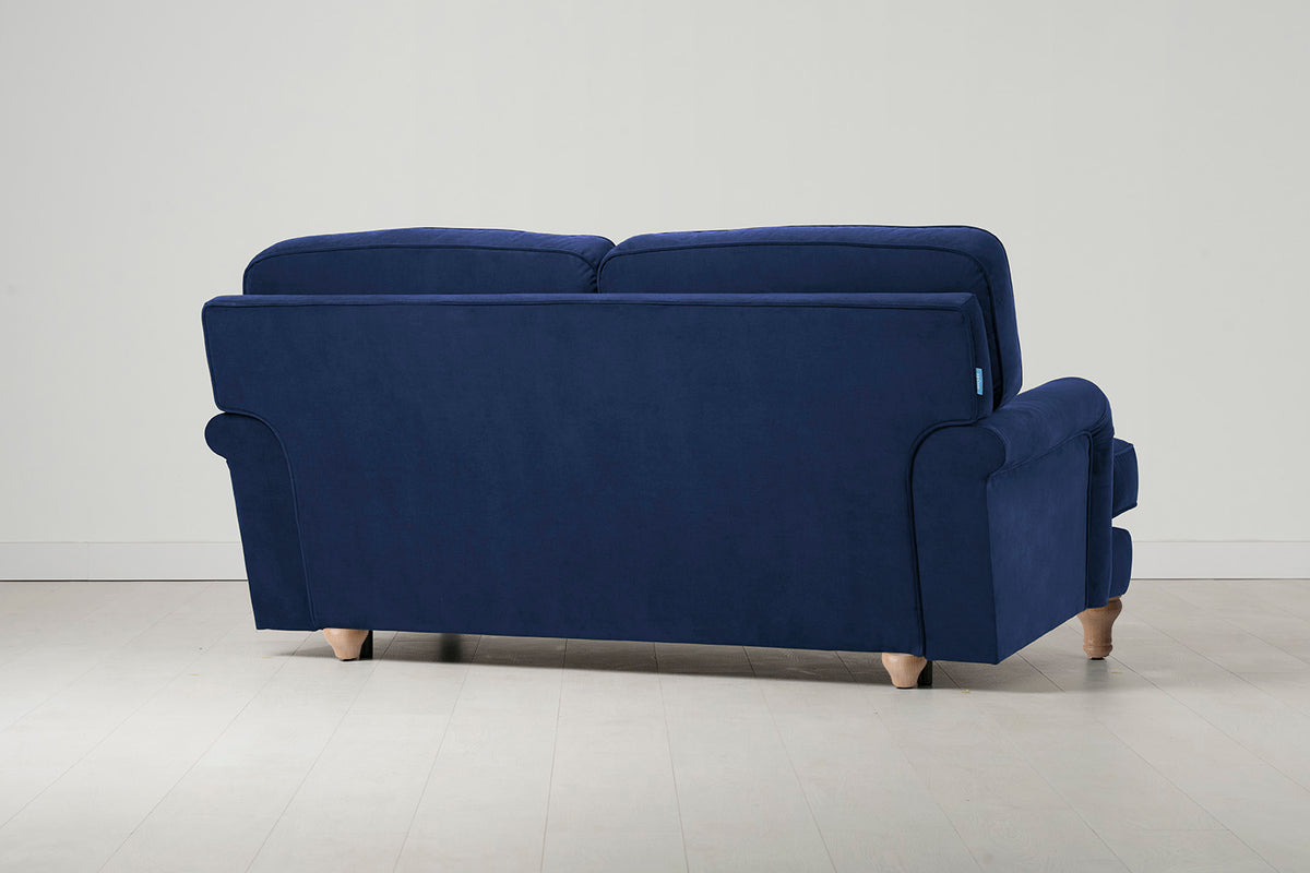 Model 15 2 Seater Sofa, Oak / Indigo
