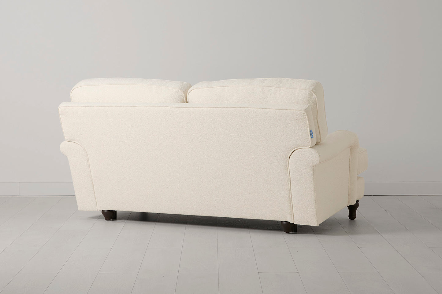 Model 15 2 Seater Sofa with Ottoman, Ivory