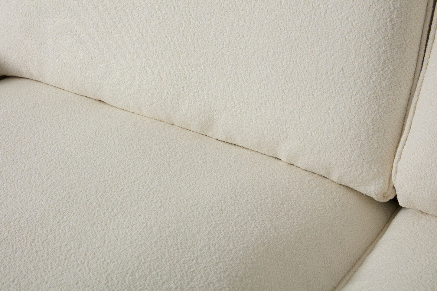 Model 15 3 Seater Sofa with Ottoman, Ivory
