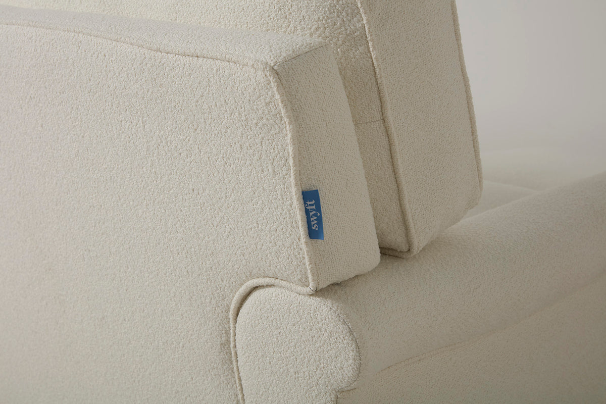 Model 15 3 Seater Sofa, Ivory