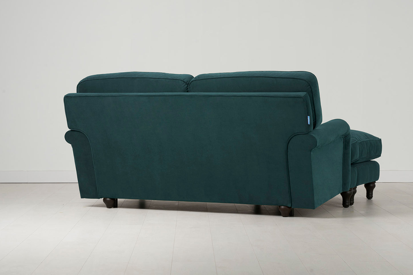 Model 15 2 Seater Sofa with Ottoman, Kingfisher