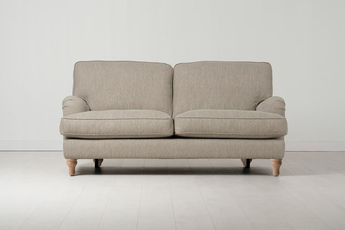 Model 15 2 Seater Sofa, Oak / Pumice