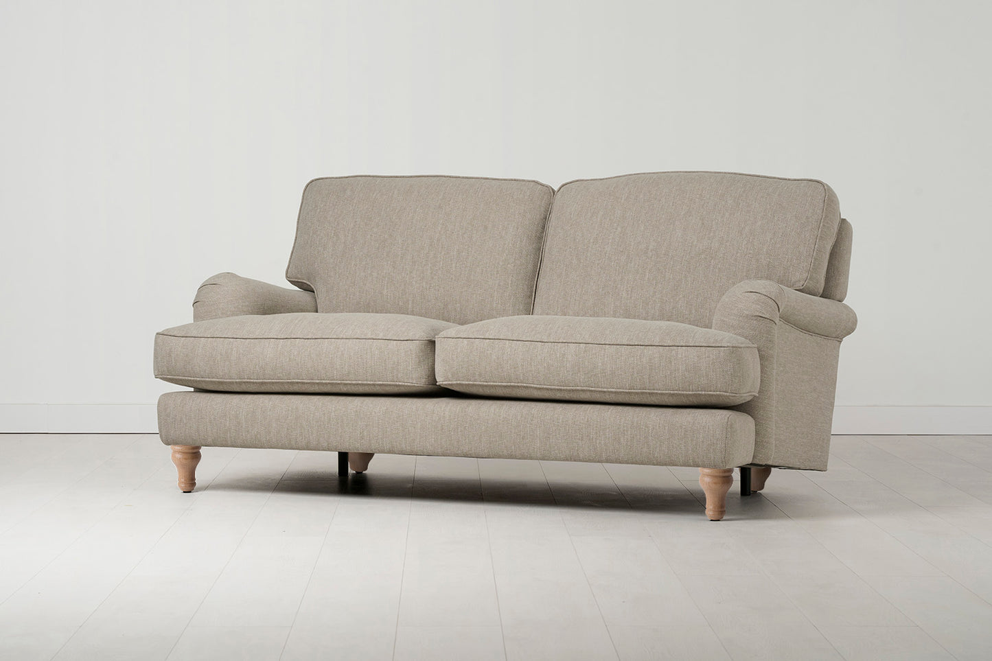 Model 15 2 Seater Sofa, Oak / Pumice