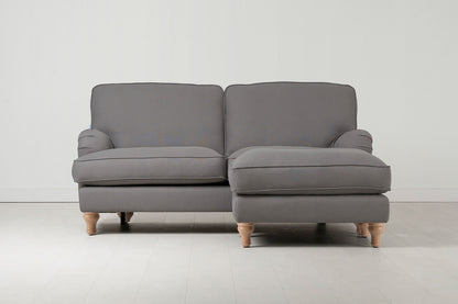 Model 15 2 Seater Sofa with Ottoman, Oak / Risso