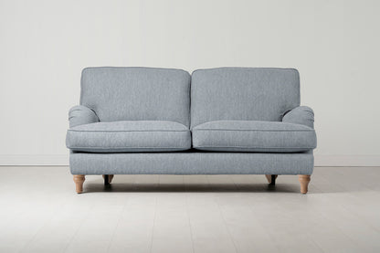 Model 15 2 Seater Sofa, Oak / Seaglass