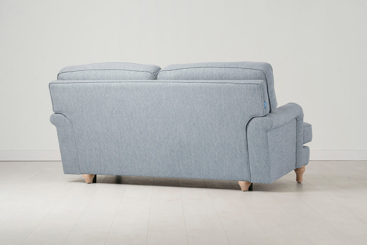 Model 15 2 Seater Sofa, Oak / Seaglass