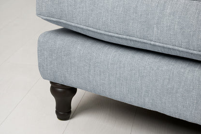 Model 15 2 Seater Sofa with Ottoman, Seaglass