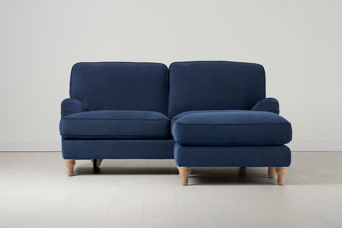 Model 15 2 Seater Sofa with Ottoman, Oak / Teal