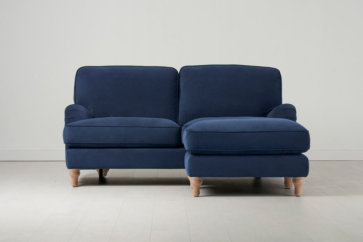 Model 15 2 Seater Sofa with Ottoman, Oak / Teal