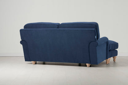 Model 15 2 Seater Sofa with Ottoman, Oak / Teal