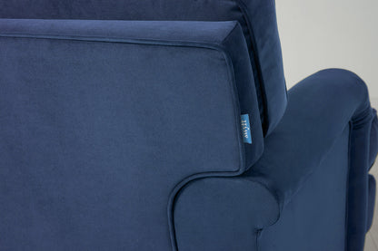 Model 15 2 Seater Sofa with Ottoman, Teal