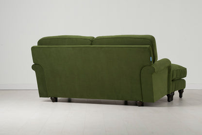 Model 15 2 Seater Sofa with Ottoman, Vine