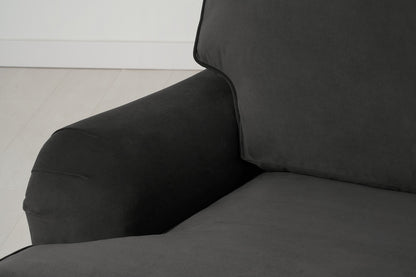Model 15 2 Seater Sofa, Charcoal