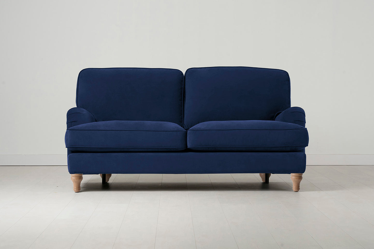 Model 15 2 Seater Sofa, Oak / Indigo