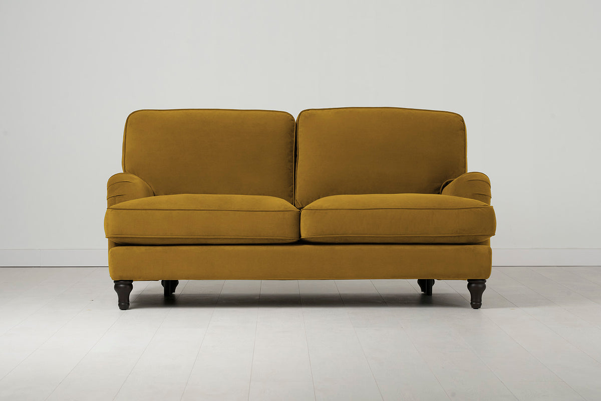 Model 15 2 Seater Sofa, Mustard