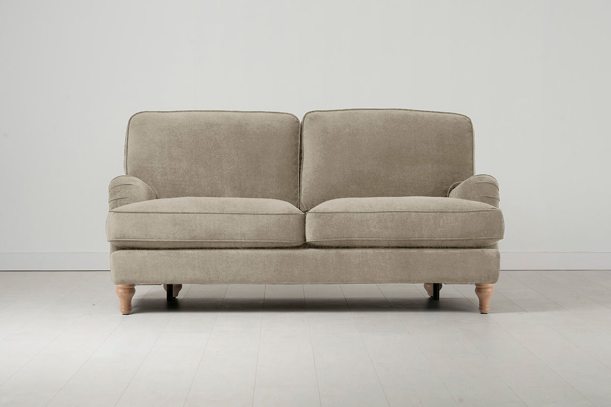 Model 15 2 Seater Sofa, Oak / Flax