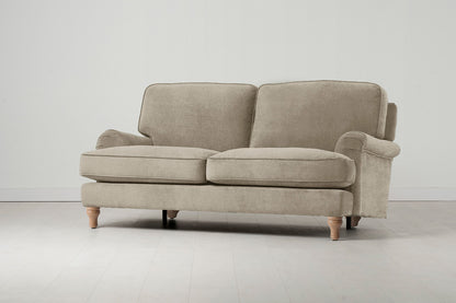 Model 15 2 Seater Sofa, Oak / Flax