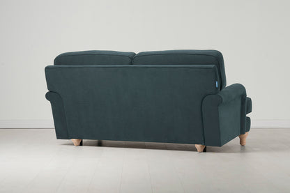 Model 15 2 Seater Sofa, Oak / Petrol