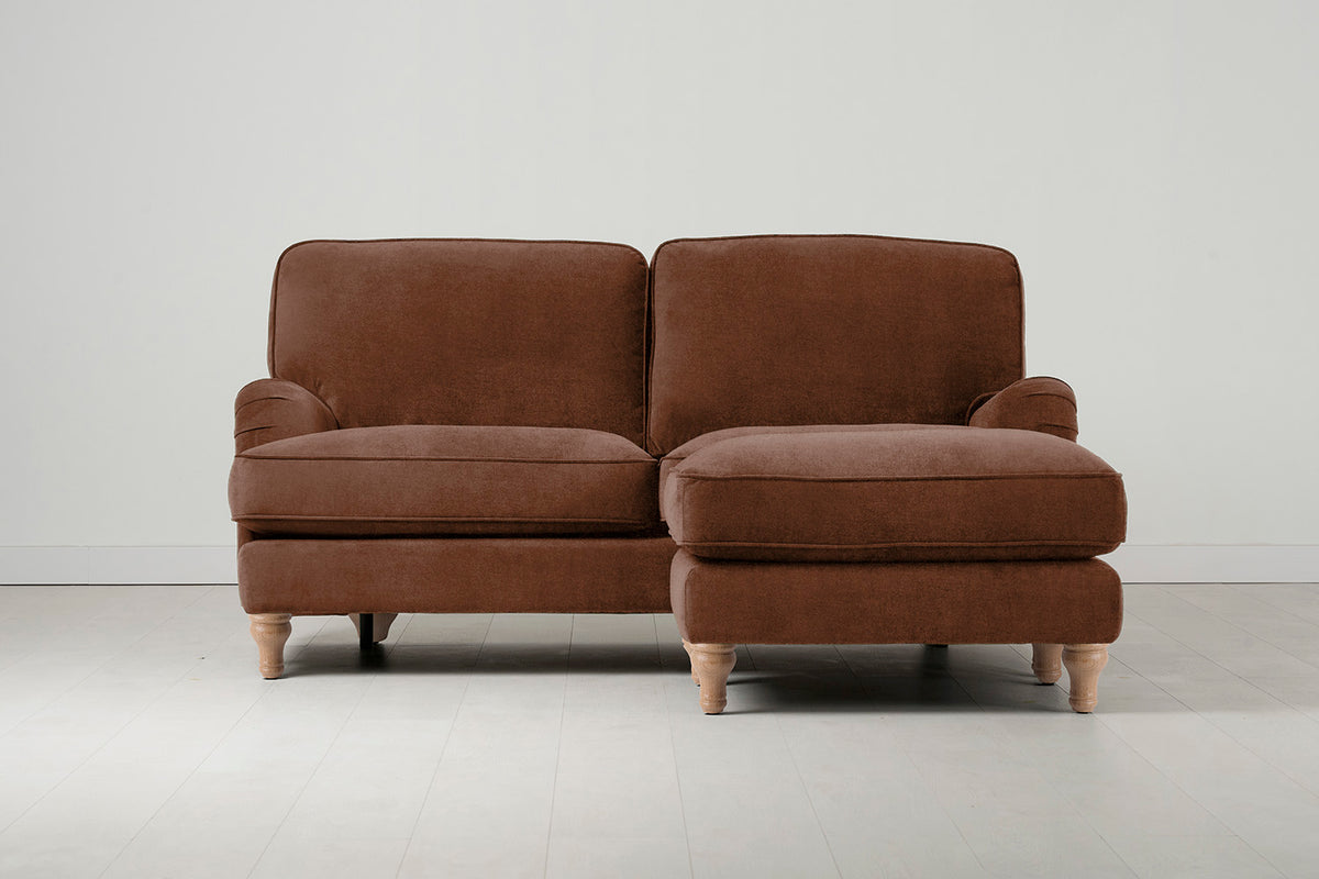 Model 15 2 Seater Sofa, Oak / Russet